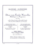 Two Hundred New Melodic and Gradual Studies for Horn - Book 1 - Alphonse