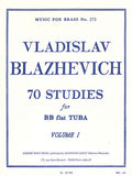 70 Studies for BB-flat Tuba - Volume I - Blazhevich