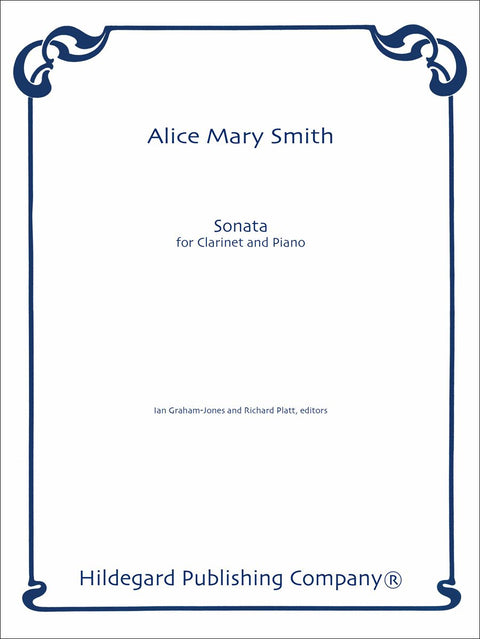Sonata in A for Clarinet and Piano - Smith - H & H Music