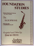 Foundation Studies for Saxophone - Baermann / Hite