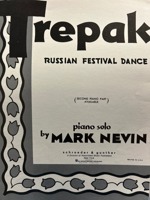 Trepak - Piano Duet - Nevin