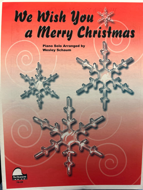 We Wish You a Merry Christmas - Piano - Schaum