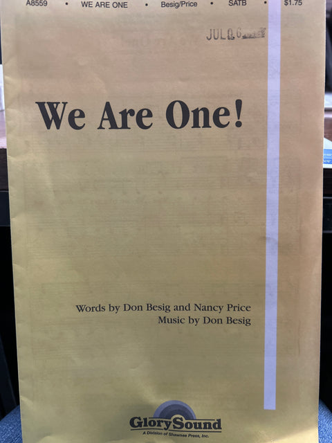 We Are One! - SATB - Besig / Price
