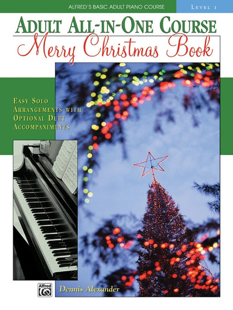 Alfred's Adult All-in-One Merry Christmas Piano Book