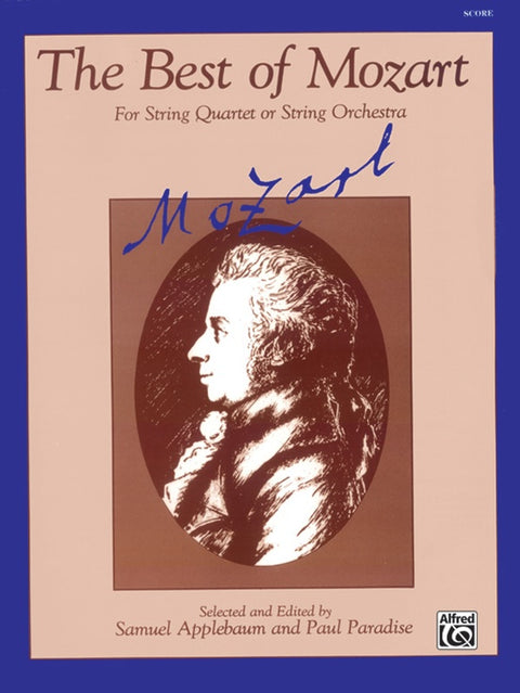 The Best of Mozart for String Quartet - Score