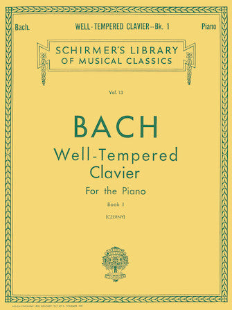 Well Tempered Clavier – Book 1 - J.S. Bach