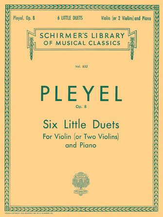 Six Little Duets, Op. 8 - I. Pleyel