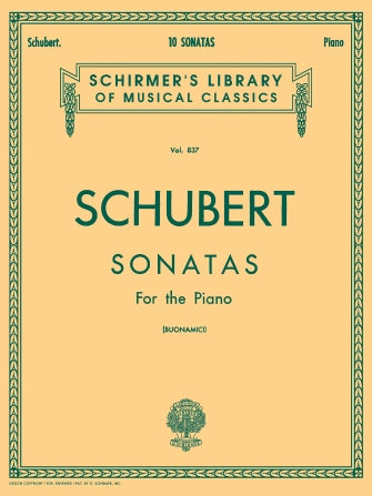 10 Sonatas - Piano - Schubert/Buonamici