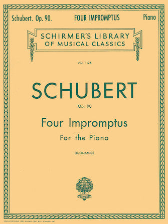 4 Impromptus, Op. 90 - Schubert/Buonamici