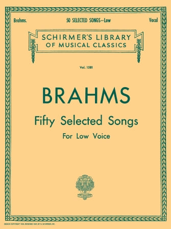 Brahms - 50 Selected Songs - Vocal