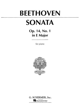 Sonata in E Major, Op. 14, No. 1 - Beethoven