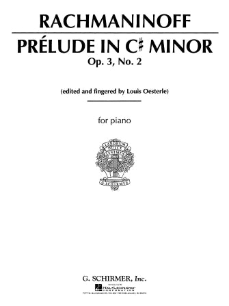 Prelude in C# Minor, Op. 3, No. 2 - Piano - Rachmaninoff