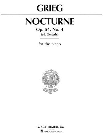 Nocturno, Op. 54, No. 4 - Piano - Grieg