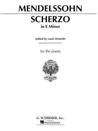 Scherzo in E Minor, Op. 16, No. 2 - Mendelssohn/Oesterle