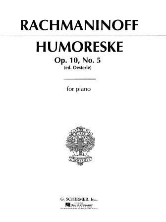 Humoreske, Op. 10, No. 5 - Rachmaninoff