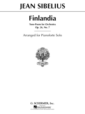 Finlandia Op 26 No 7 - Piano - Sibelius