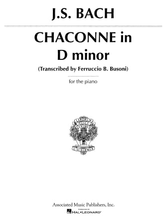 Chaconne in D minor - J.S. Bach