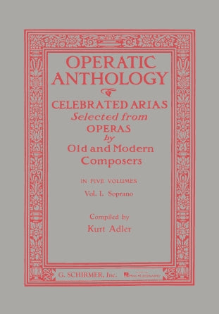 Operatic Anthology - Vocal - Adler