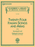 24 Italian Songs & Arias of the 17th & 18th Centuries - Medium Low Voice