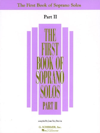 The First Book of Soprano Solos – Part II - Vocal - Boytim