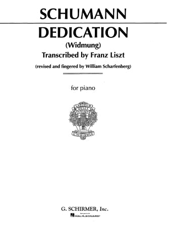 Dedication (Widmung), High Voice - Schumann