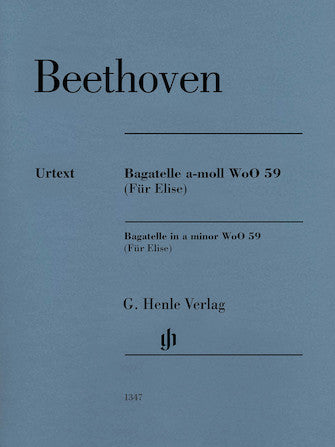 Bagatelle in A minor WoO 59 (Für Elise) - Beethoven/Henle