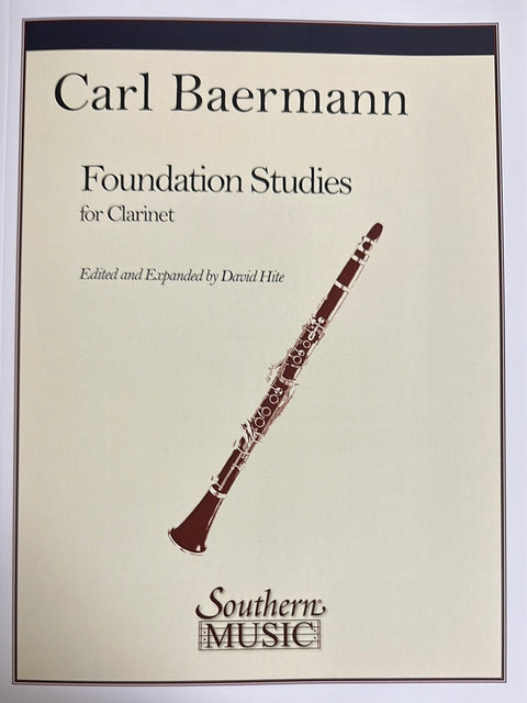 Foundation Studies for Clarinet - Baermann/Hite