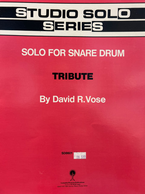 Solo for Snare Drum - Tribute - Vose