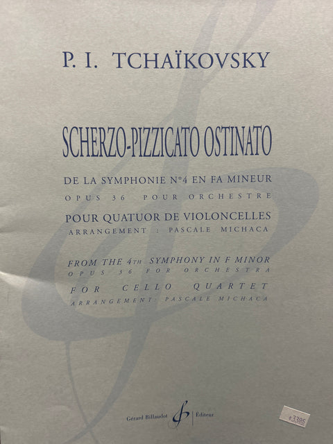 Scherzo-Pizzicato Ostinato - Cello Quartet - Tchaikovsky