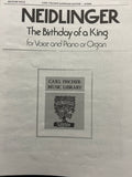 The Birthday of A King - Vocal - Neidlinger (Carl Fischer)