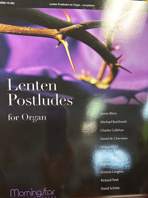 Lenten Postludes for Organ