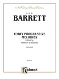 Forty Progressive Melodies - Oboe - Barret/Schuring