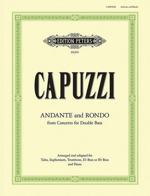 Andante and Rondo from Concerto for Double Bass (Trombone) - Capuzzi