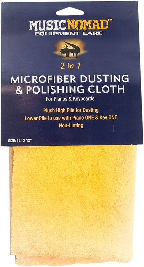 Music Nomad - Microfiber Dusting & Polishing Cloth - Pianos & Keyboards