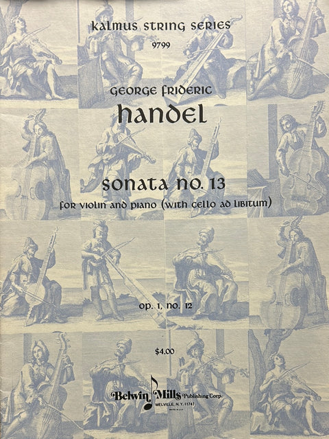 Sonata No. 13 for Violin & Piano - Handel