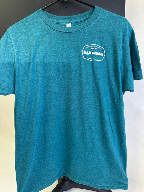 H&H Music Shirt - Lagoon Heather