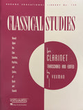 Rubank Educational Library No. 139, Classical Studies for Clarinet - Voxman