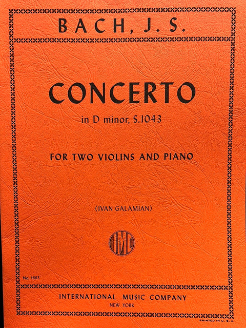 Concerto in D minor, S. 1043 - J. S. Bach