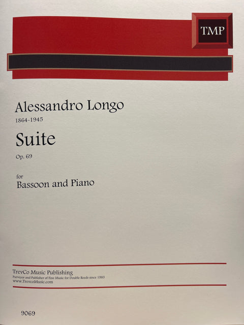 Suite Op. 69 for Bassoon/Piano - A. Longo