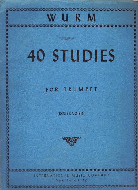40 Studies for Trumpet - Wurm / Voisin