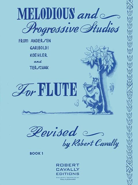 Melodious and Progressive Studies for Flute - Anderson - Edited by Cavally