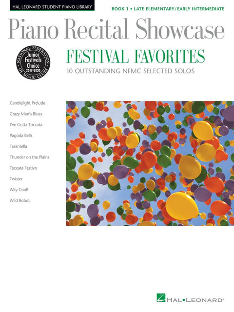 Piano Recital Showcase Festival Favorites, Book 1 - Linn