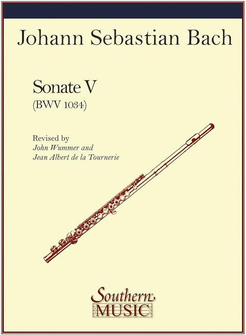 Sonate V for Flute and Piano - J. S. Bach / Revised by Wummer