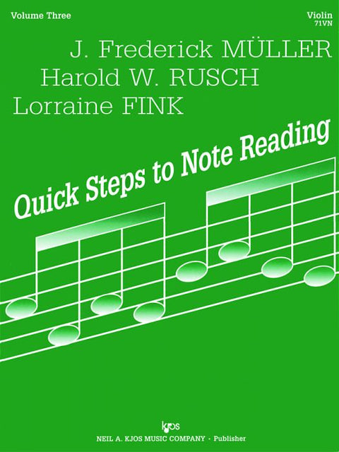 Quick Steps to Note Reading - Muller/Rusch/Fink