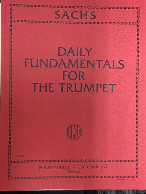 Daily Fundamentals for the Trumpet - Sachs