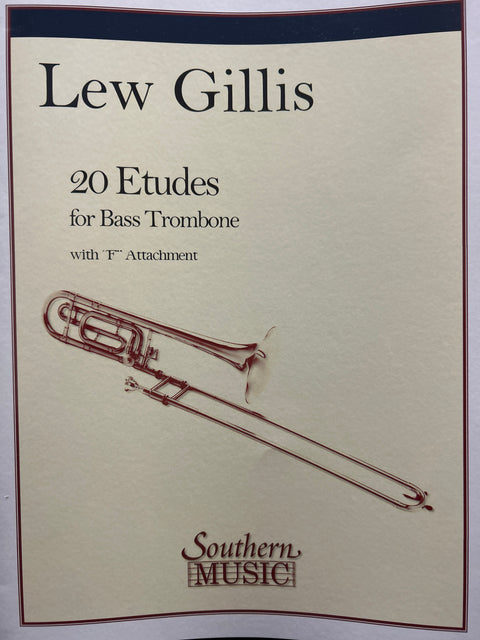20 Etudes for Bass Trombone - Gillis