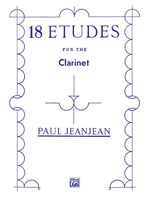 18 Etudes for the Clarinet - JeanJean