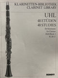 Clarinet Library, 48 Studies for Clarinet - Book I - Uhl