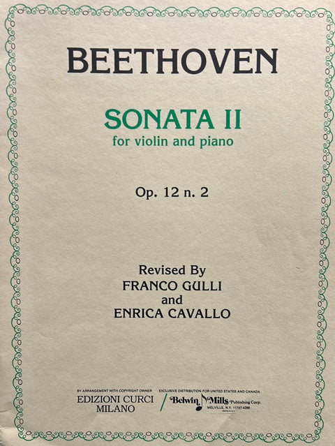 Beethoven: Violin Sonata in A Major, Op. 12, No. 2