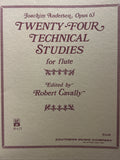 Twenty-Four Technical Studies for Flute - Opus 63 - Anderson / Cavally